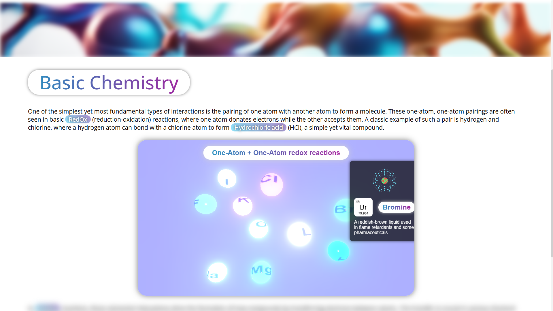 NewEd Chemistry Interface